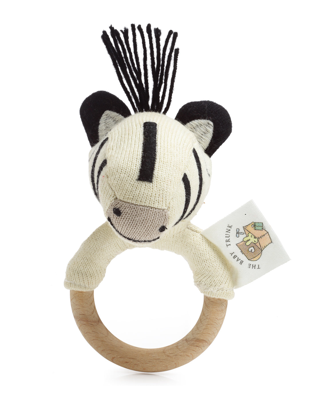 Rattle Zebra, Soft Toy For Infants