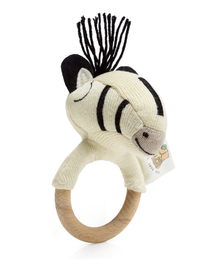 Rattle Zebra, Soft Toy For Infants