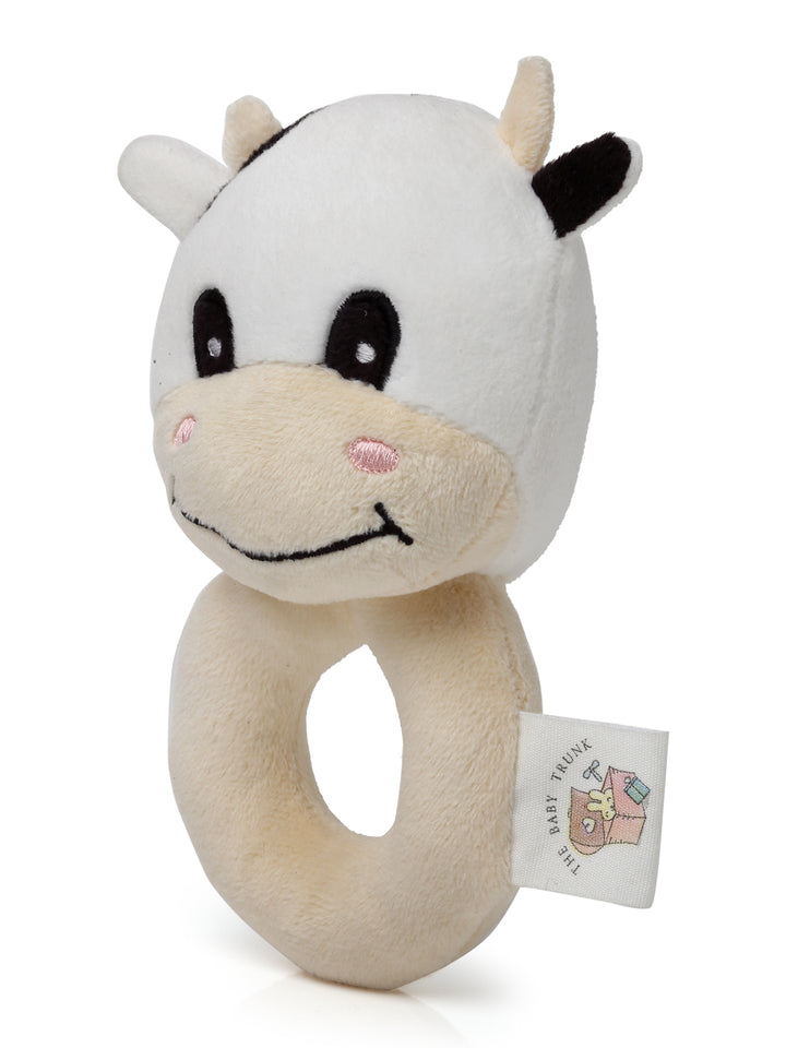 Cow Rattle, Soft Toy for Newborn babies