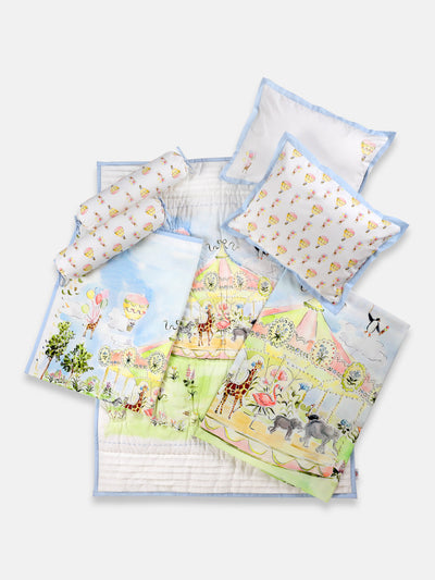 BEDDING SET -PACK OF 4  (CARNIVAL CAROUSEL)