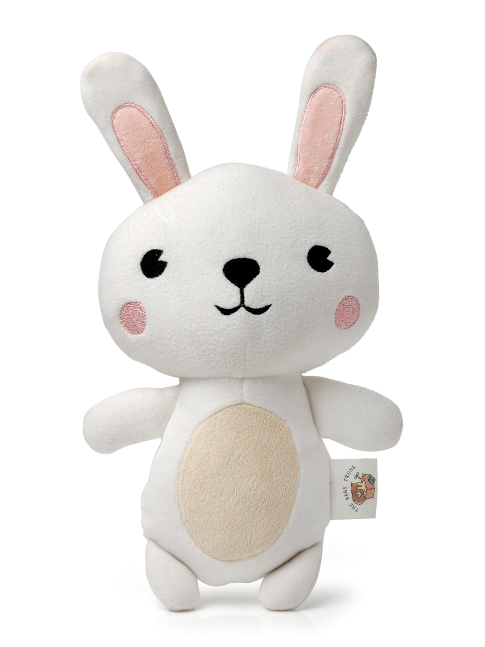 Bunny Soft Toy for Newborn Babies Made of soft, high-quality fabric and filled with cotton.