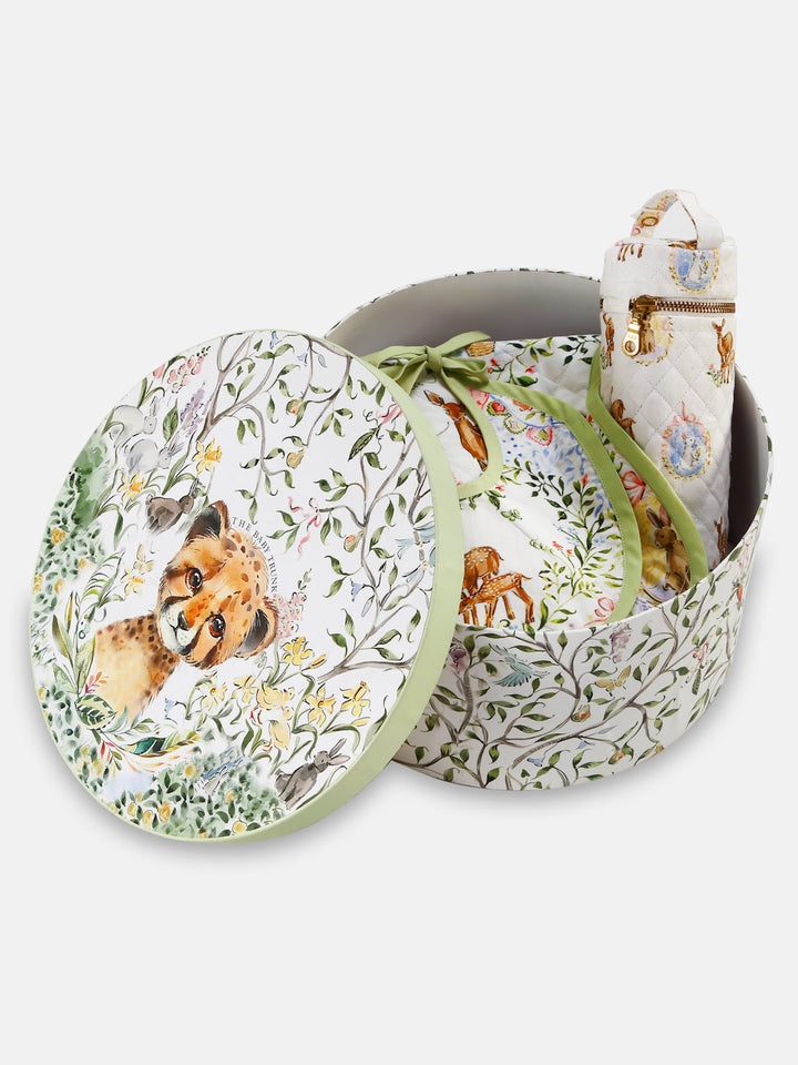 ENCHANTED DEER FEED SET BOX FOR PERSONAL STORAGE FOR YOUR BABY STUFF
