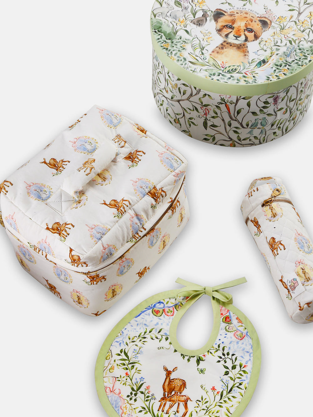 ENCHANTED DEER TRAVEL SET BOX WITH FEEDING ITEMS FOR YOUR BABY