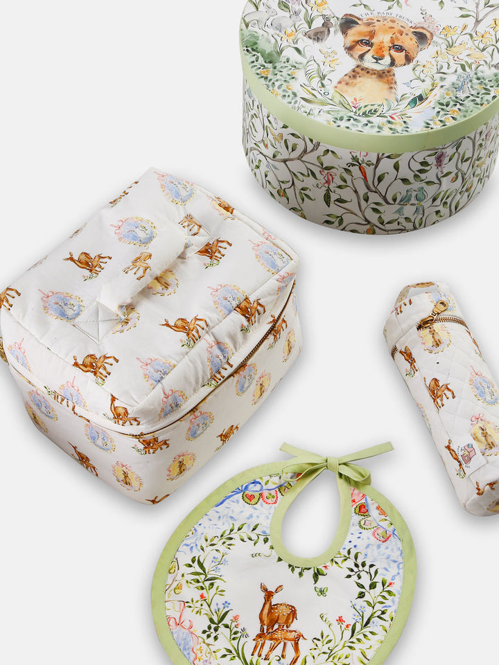 ENCHANTED DEER TRAVEL SET BOX WITH FEEDING ITEMS FOR YOUR BABY