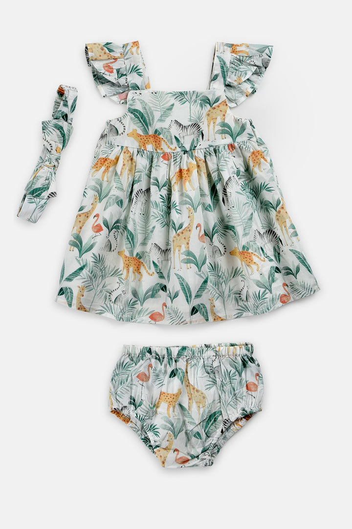 Baby Girl's Animal Printed Frock