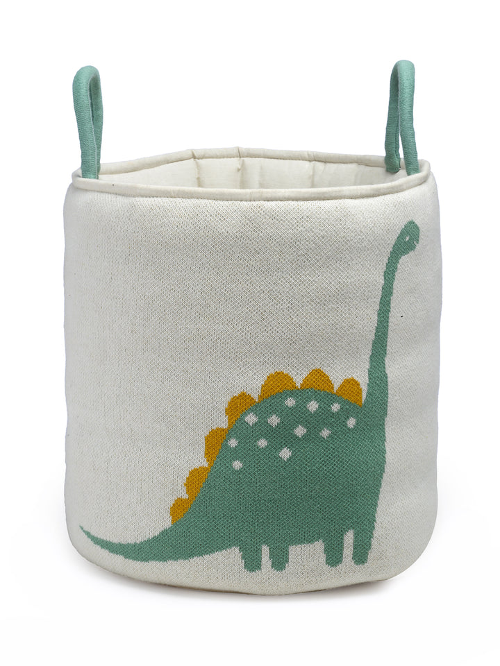 Dinosaur Knitted Basket