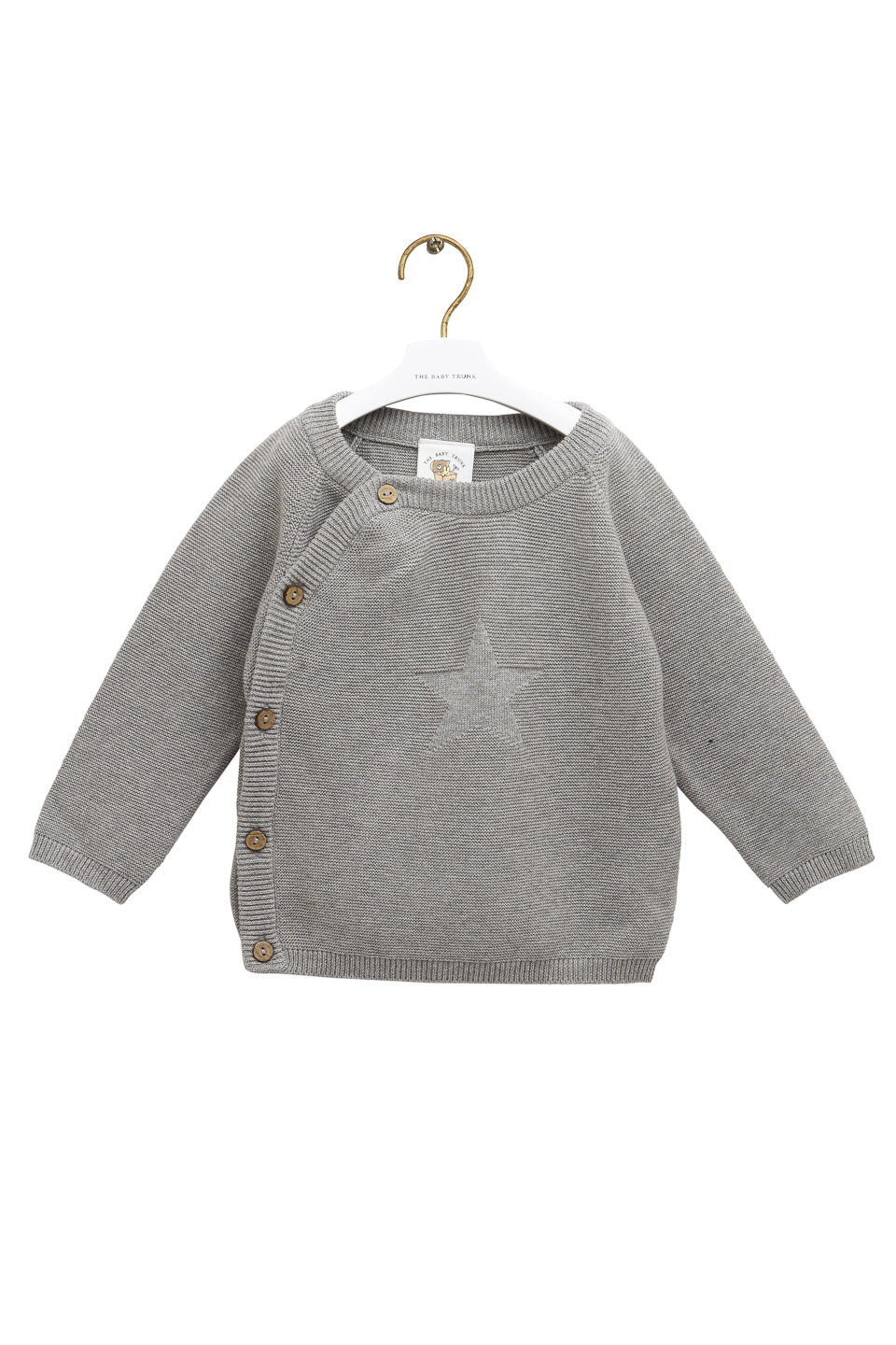 Cardigan With Side Button Opening For Baby