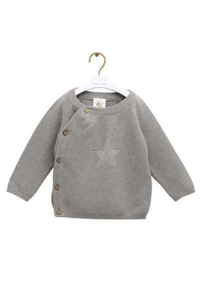 Cardigan With Side Button Opening For Baby