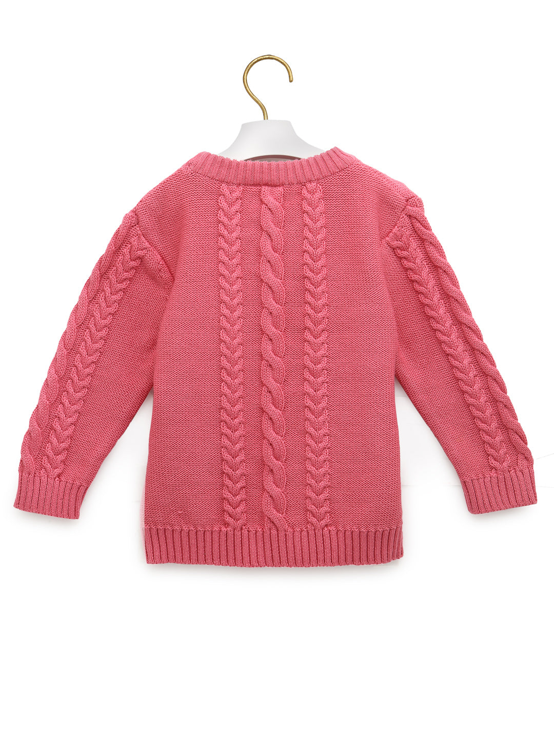 Cable Round Neck Sweater