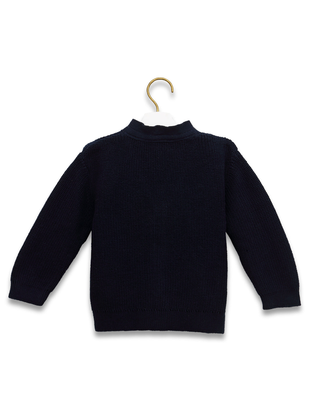 Baby Ribbed Cardigan Navy