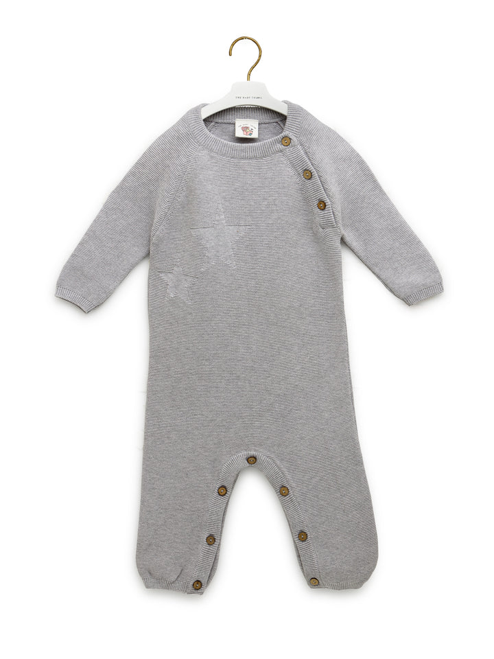 Baby Grey Star Romper