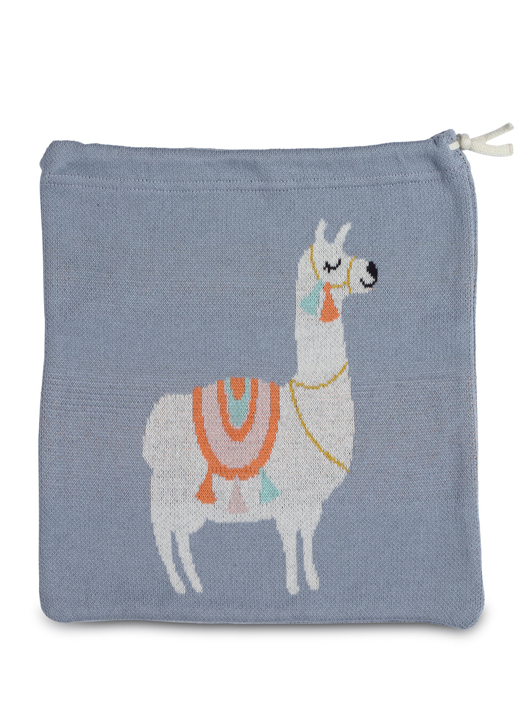 Knitted Travel Pouch - Llama