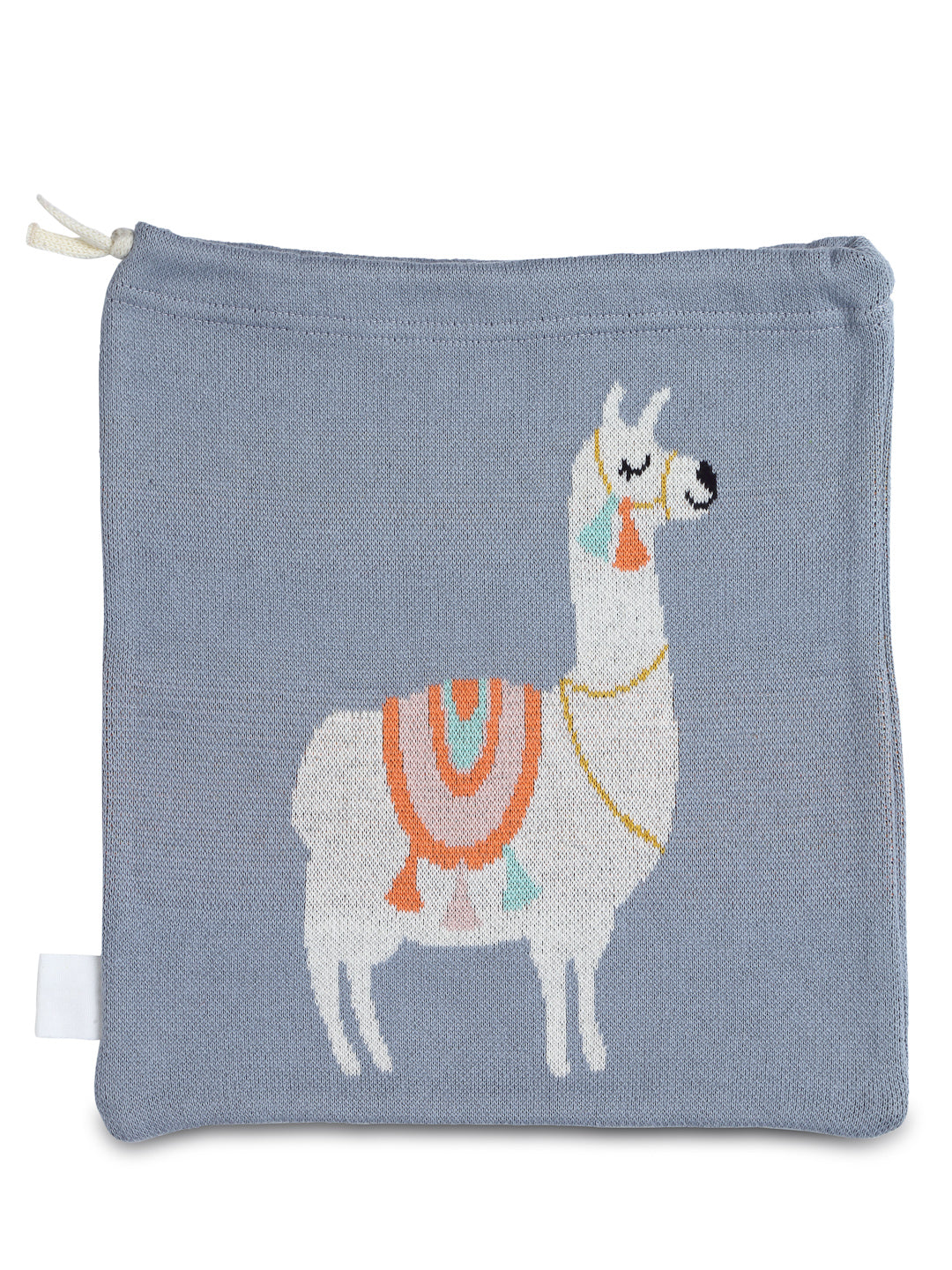 Knitted Travel Pouch - Llama