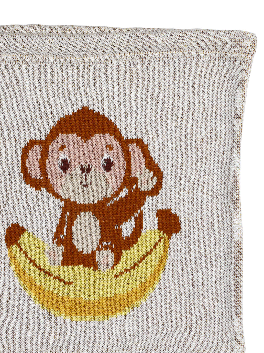 Knitted Travel Pouch - Monkey