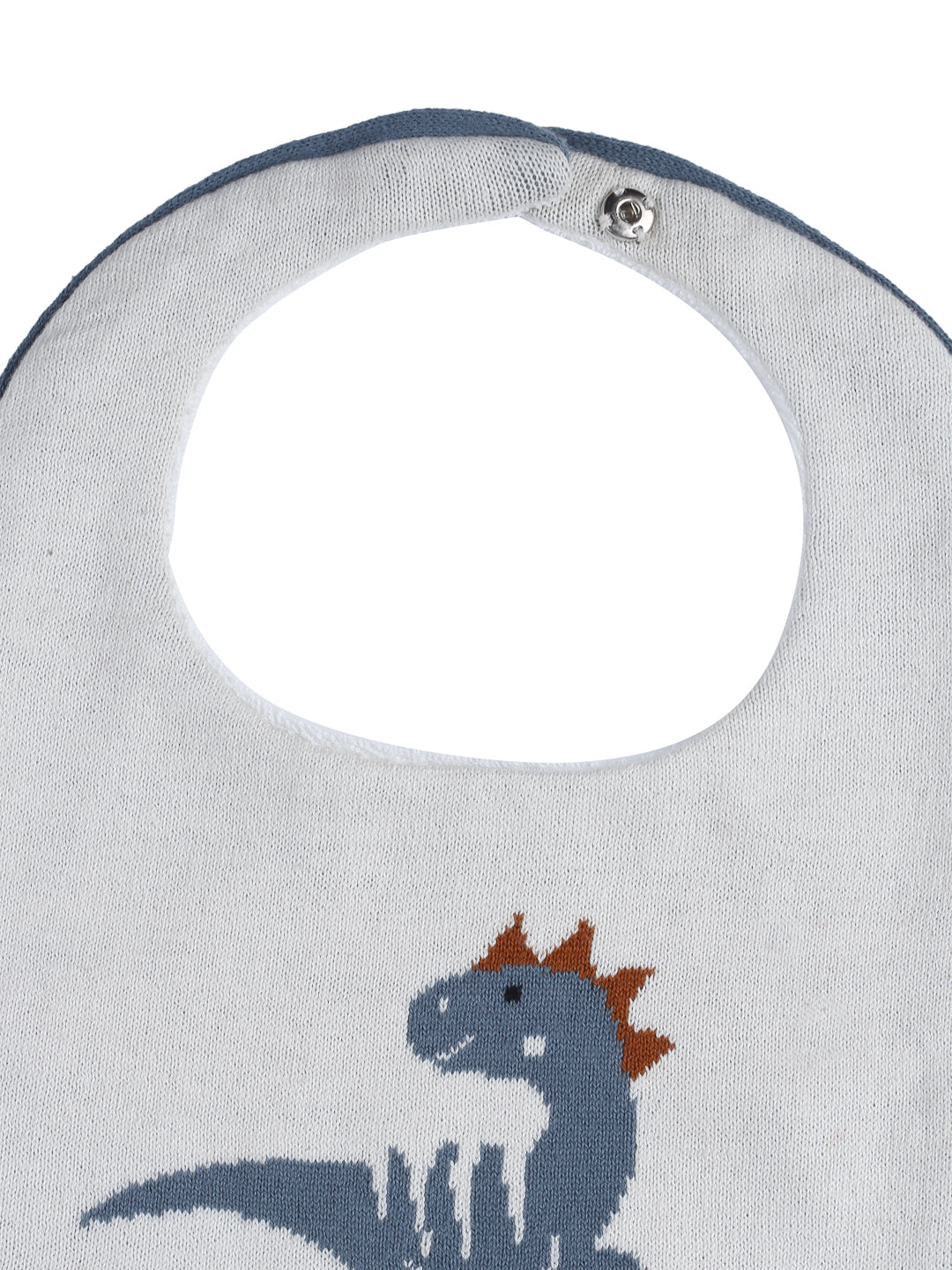 Dinosaur Knitted Bib For Baby