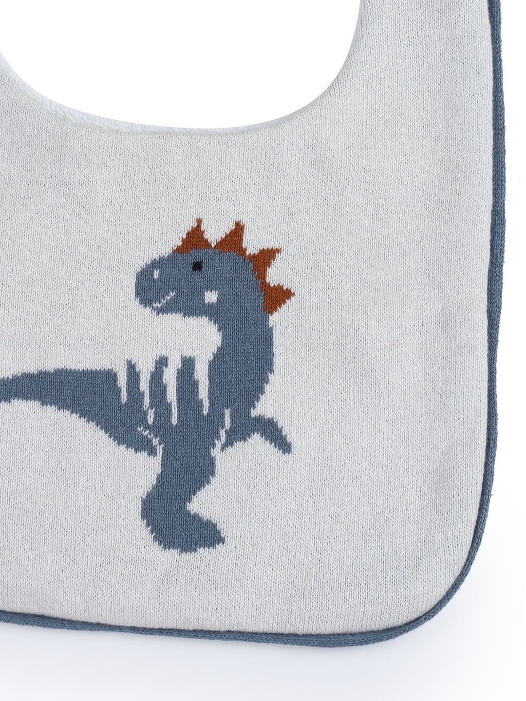 Dinosaur Knitted Bib For Baby
