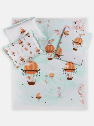 BEDDING SET-PACK OF 2 (ELE ON THE BALLOON)