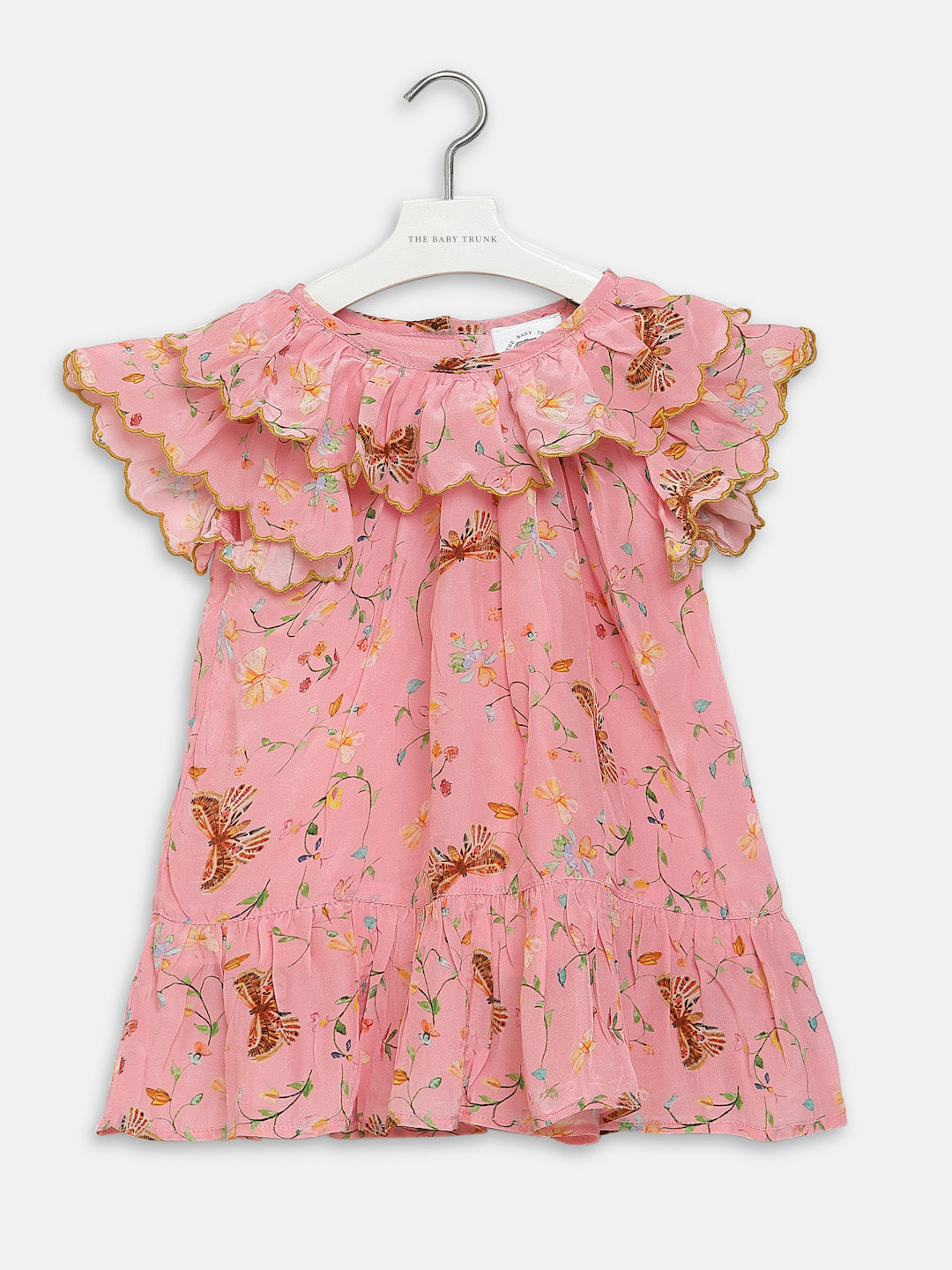 Butterfly Garden Dress-Pink