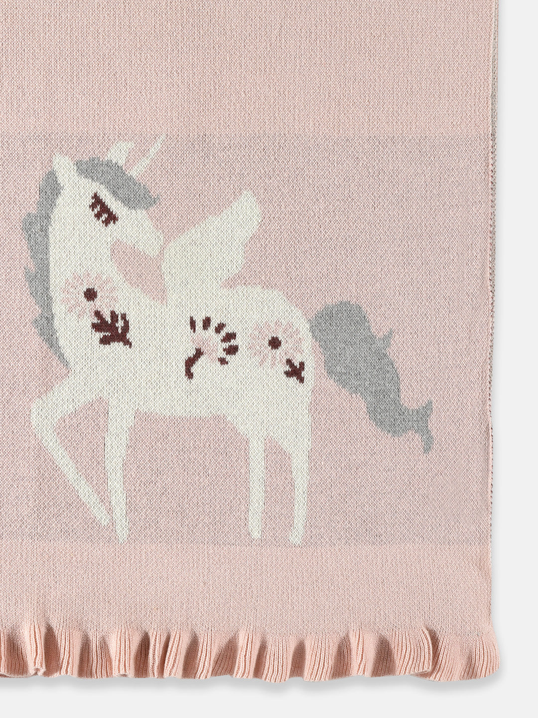Unicorn Knitted Blanket