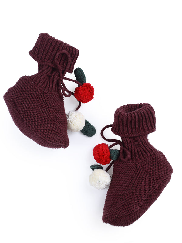 Nuts Christmas Booties front