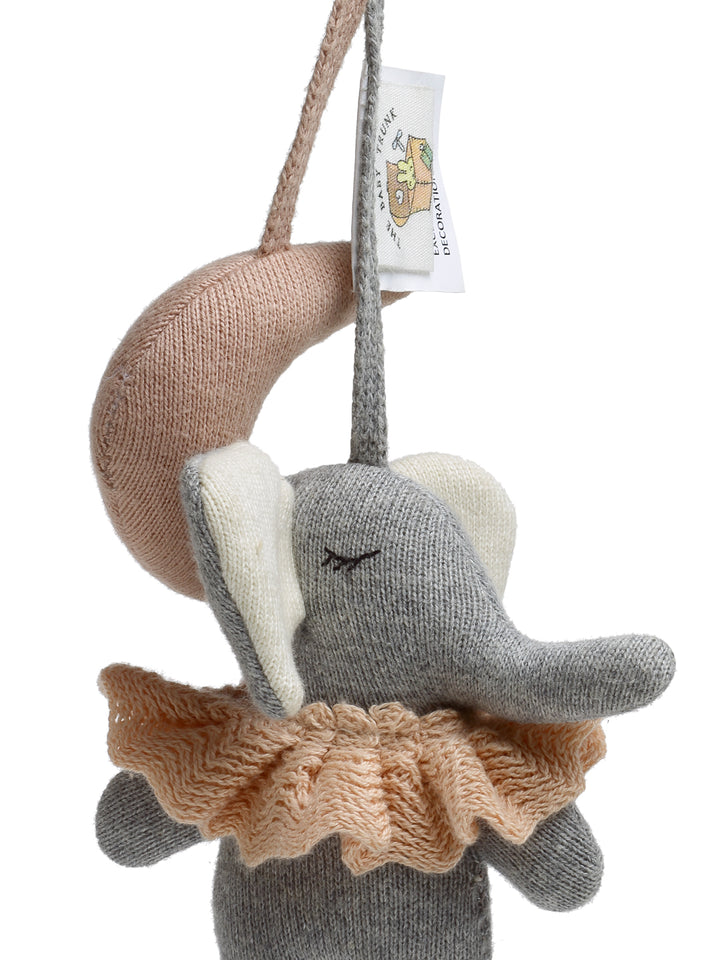 Soft and cuddly elephant hanging makes a perfect baby gift for the new parents for their babies