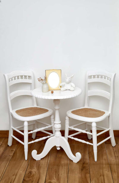 Carved Table & Chairs Set