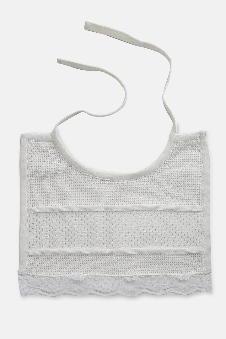 Victorian Stylish chic white lace design Bib for your baby's mealtime
