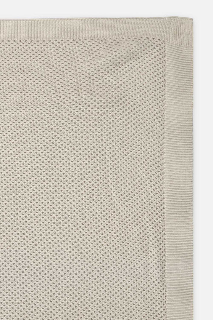 Dotted Knitted Blanket - Ivory