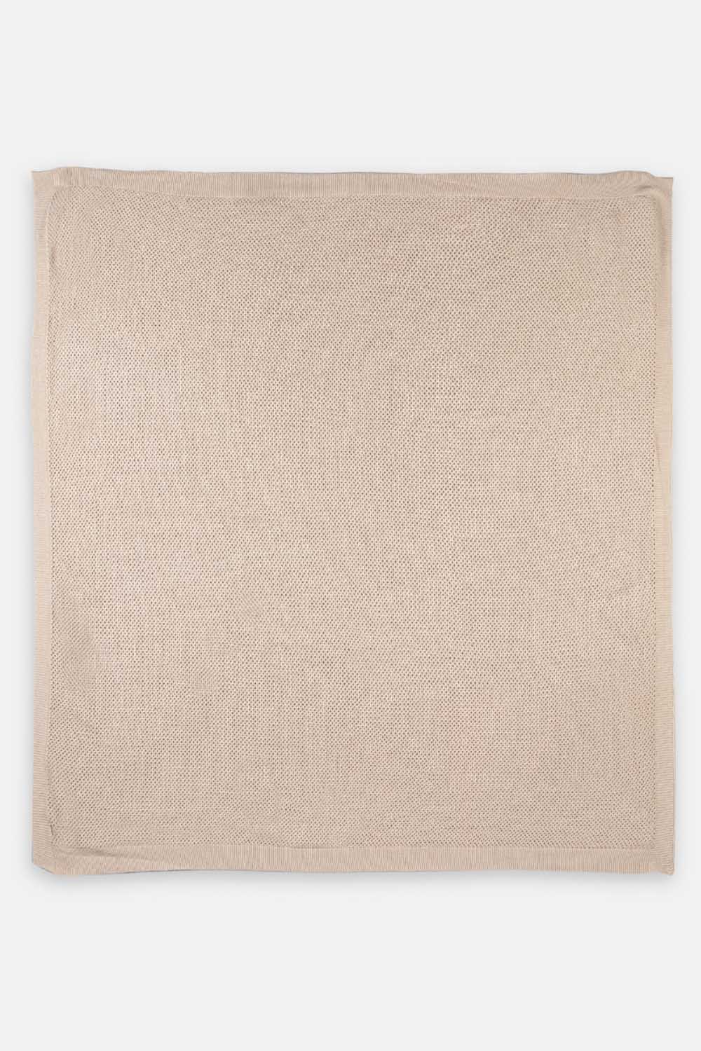 Dotted Knitted Blanket - Pink