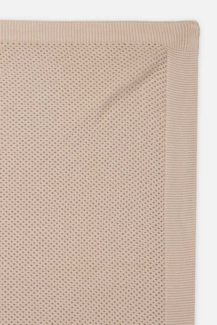 Dotted Knitted Blanket - Pink