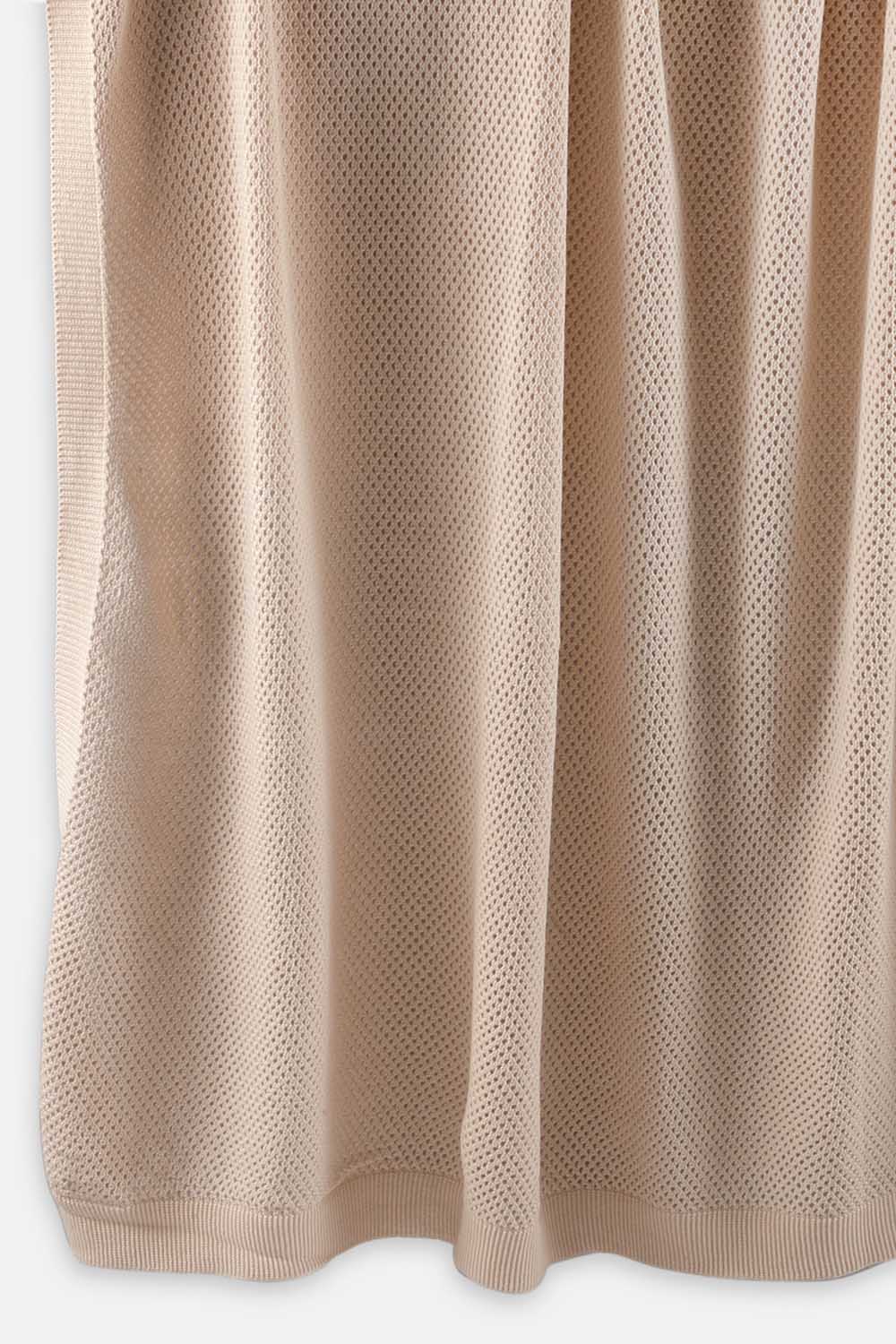Dotted Knitted Blanket - Pink
