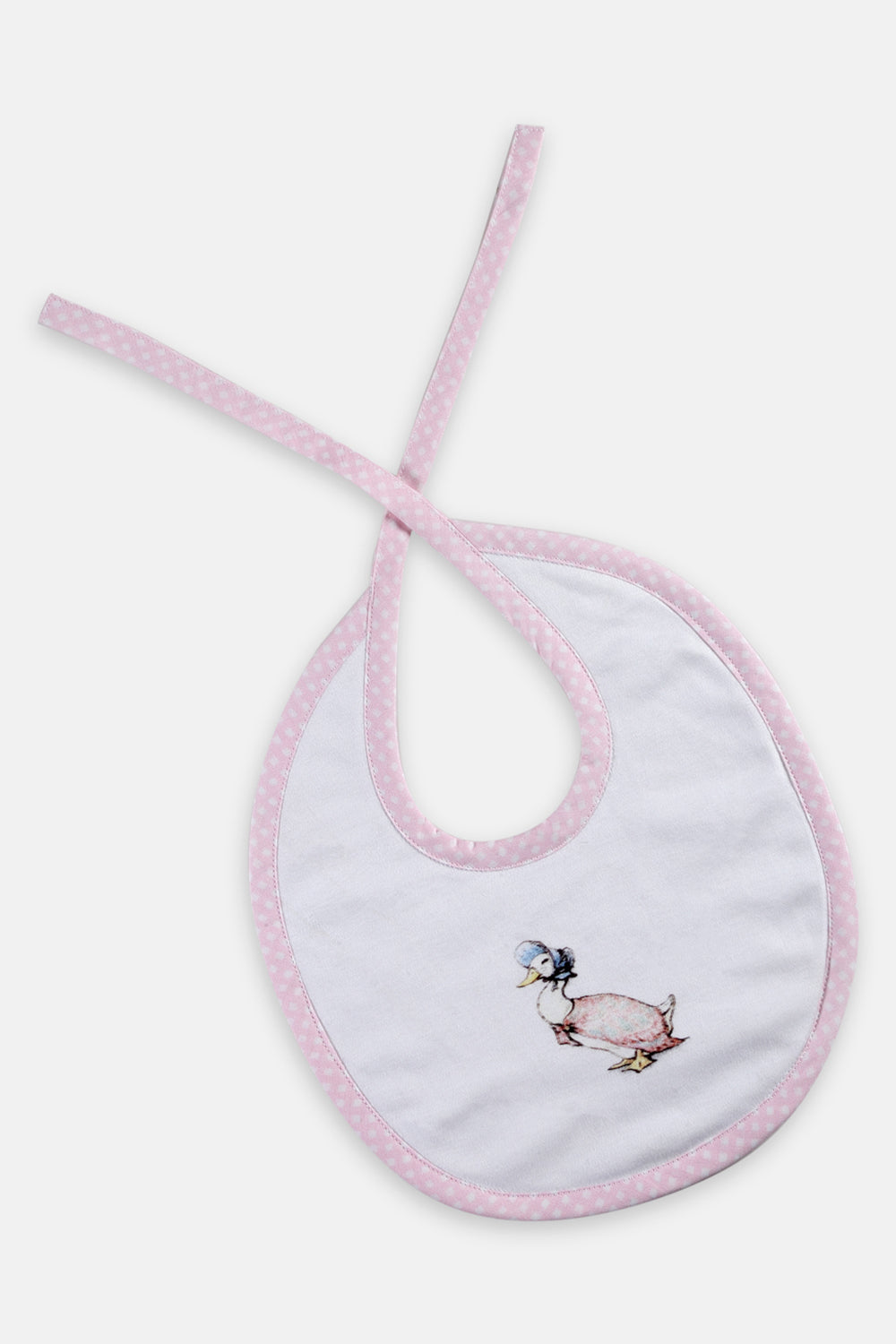 Shop Our Egyptian Cotton Handprint Pink Peter Rabbit Baby Bib – The ...