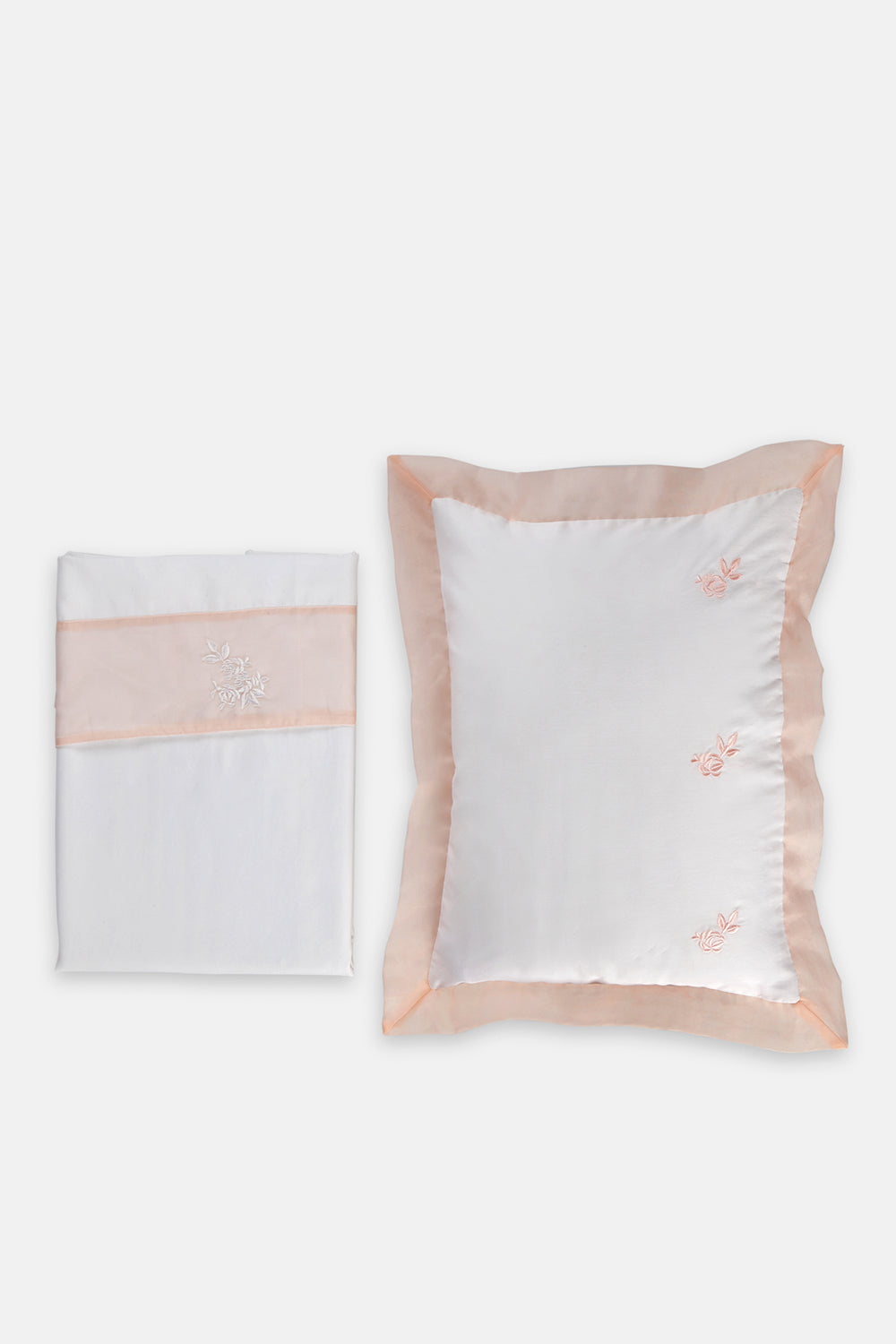 Organza Top Sheet & Pillow Set
