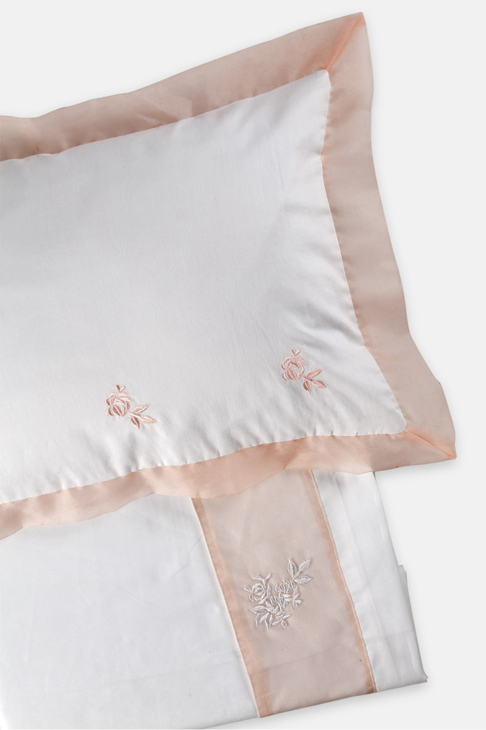 Organza Top Sheet & Pillow Set