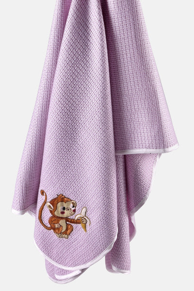 Lino Cashmere Silk Blanket - Monkey