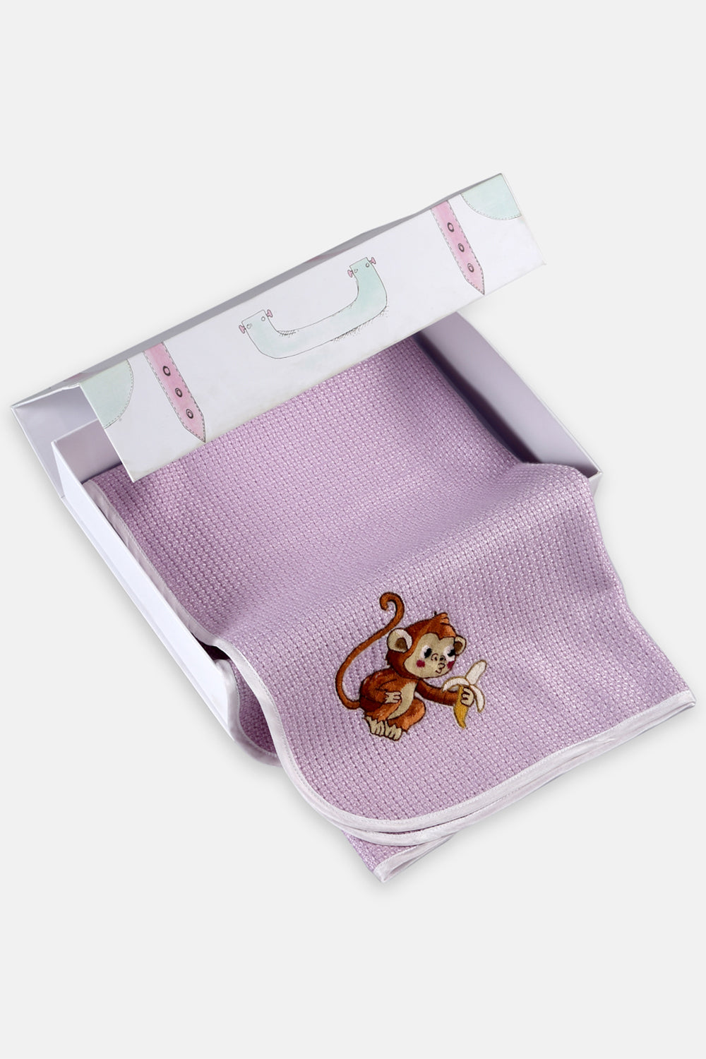 Lino Cashmere Silk Blanket - Monkey