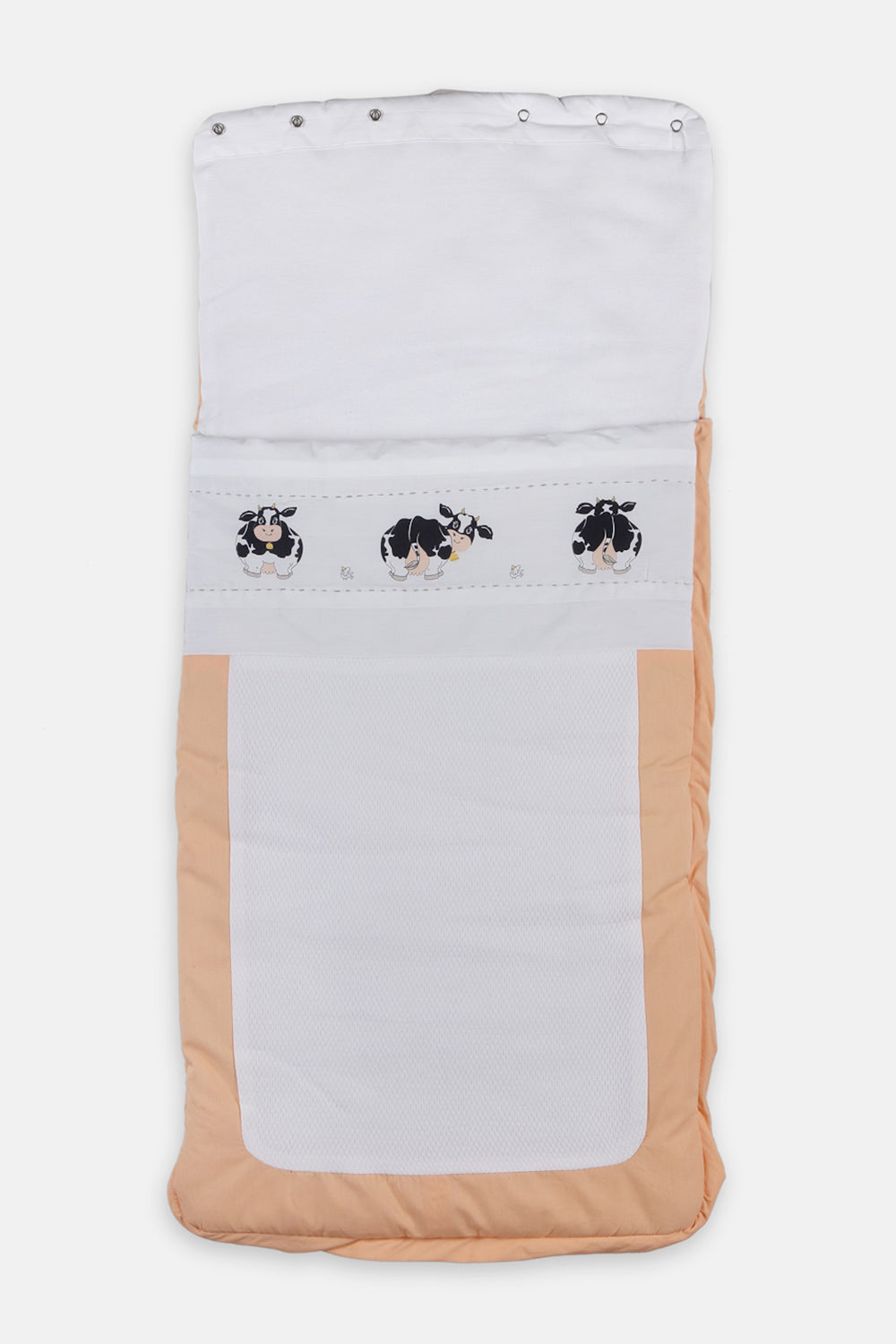 open view of baby sleeping bag