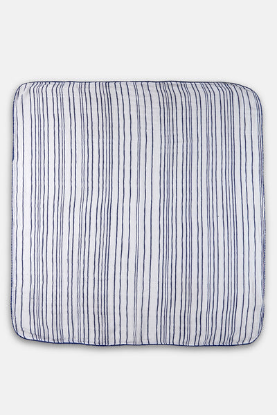 Blue And White Strips Swaddle for Newborn Baby
