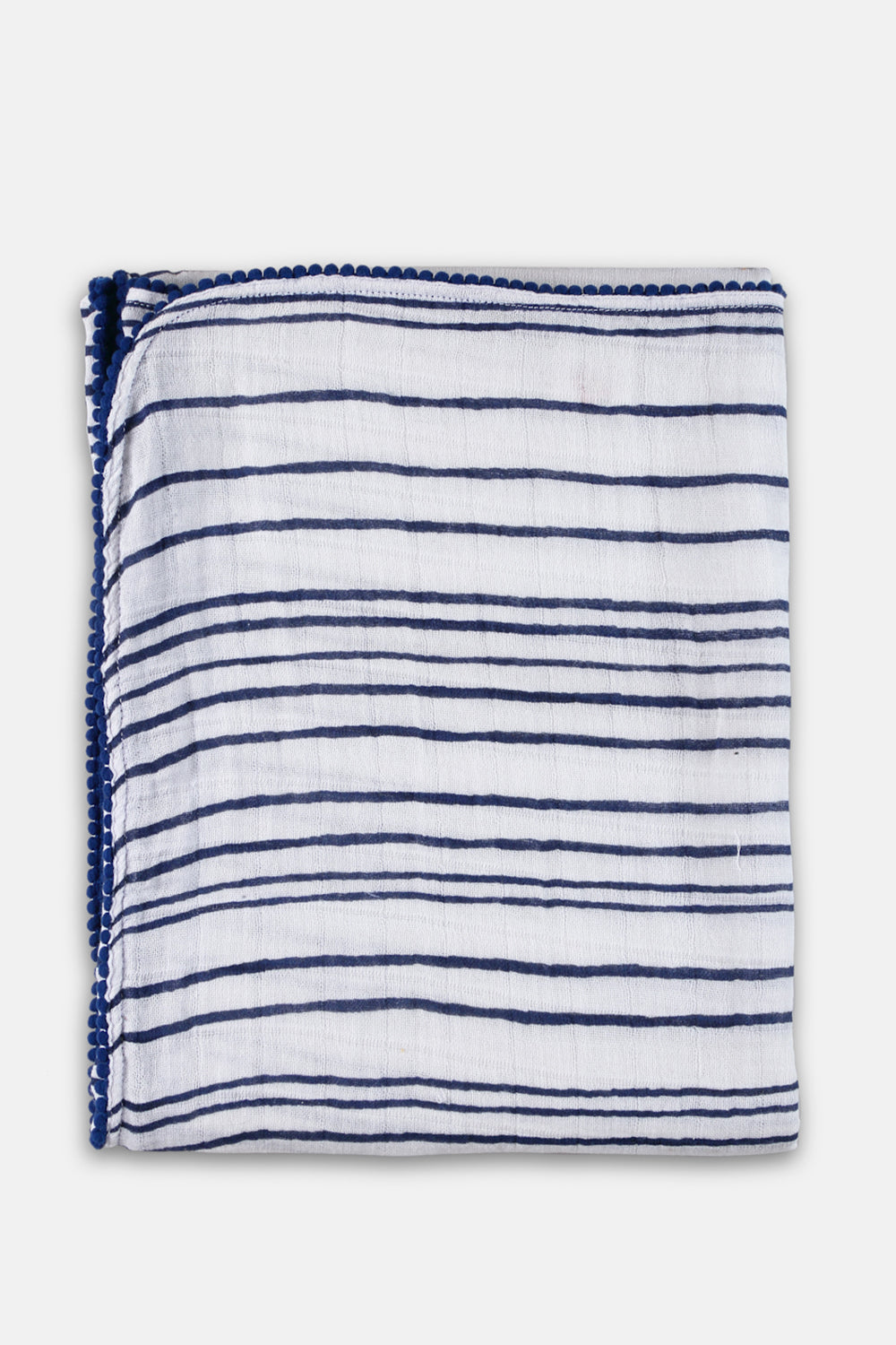 Blue And White Strips Swaddle for Newborn Baby