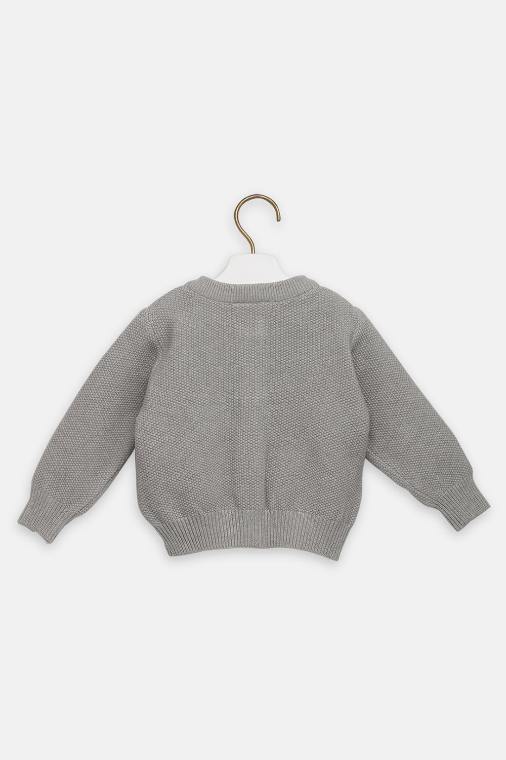 Knitted Cardigan- Grey