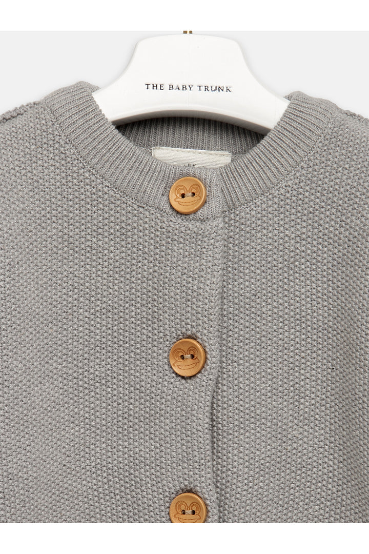 Knitted Cardigan- Grey
