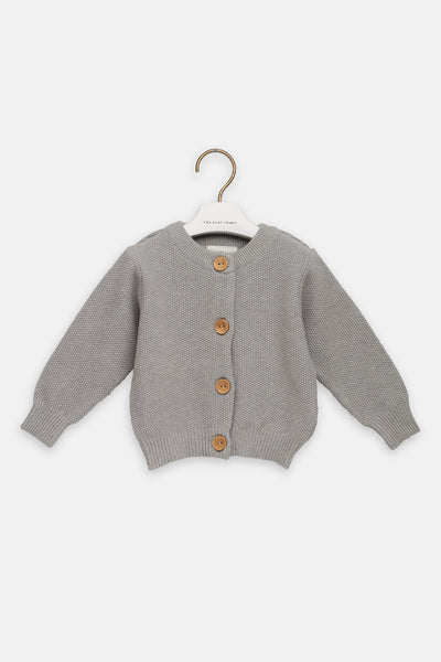 Blue Knitted Cardigan for Babies