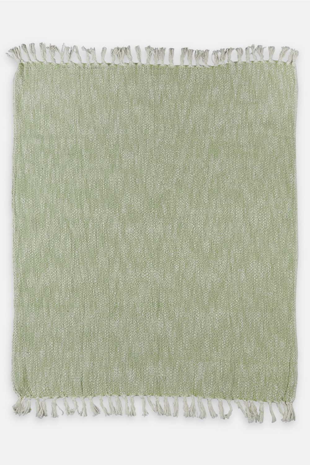 FEEDING Cotton Throws - green