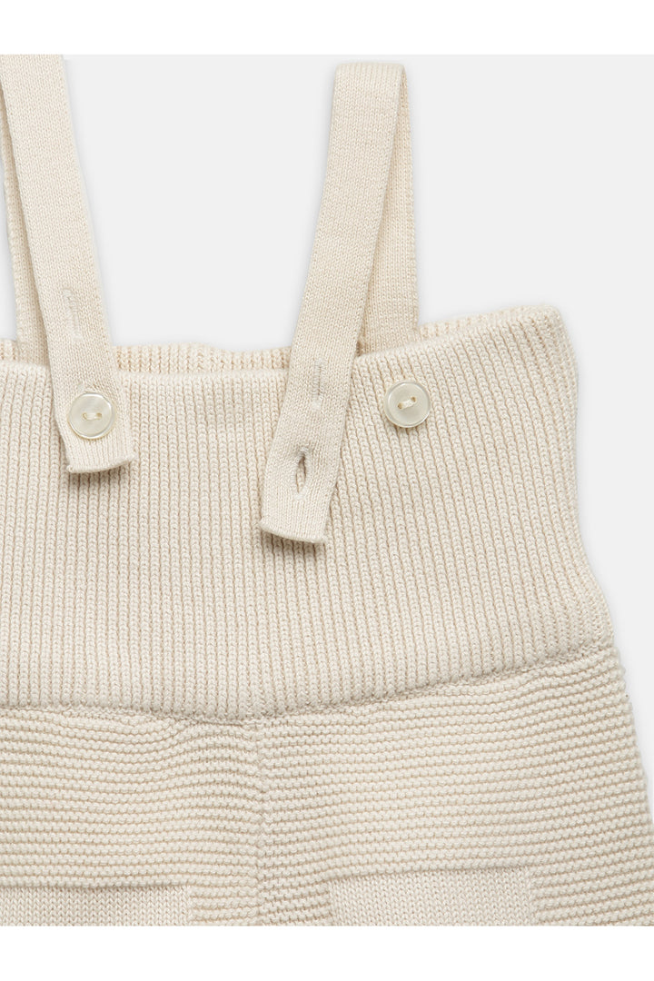 Jump & Play Knit Romper - ivory