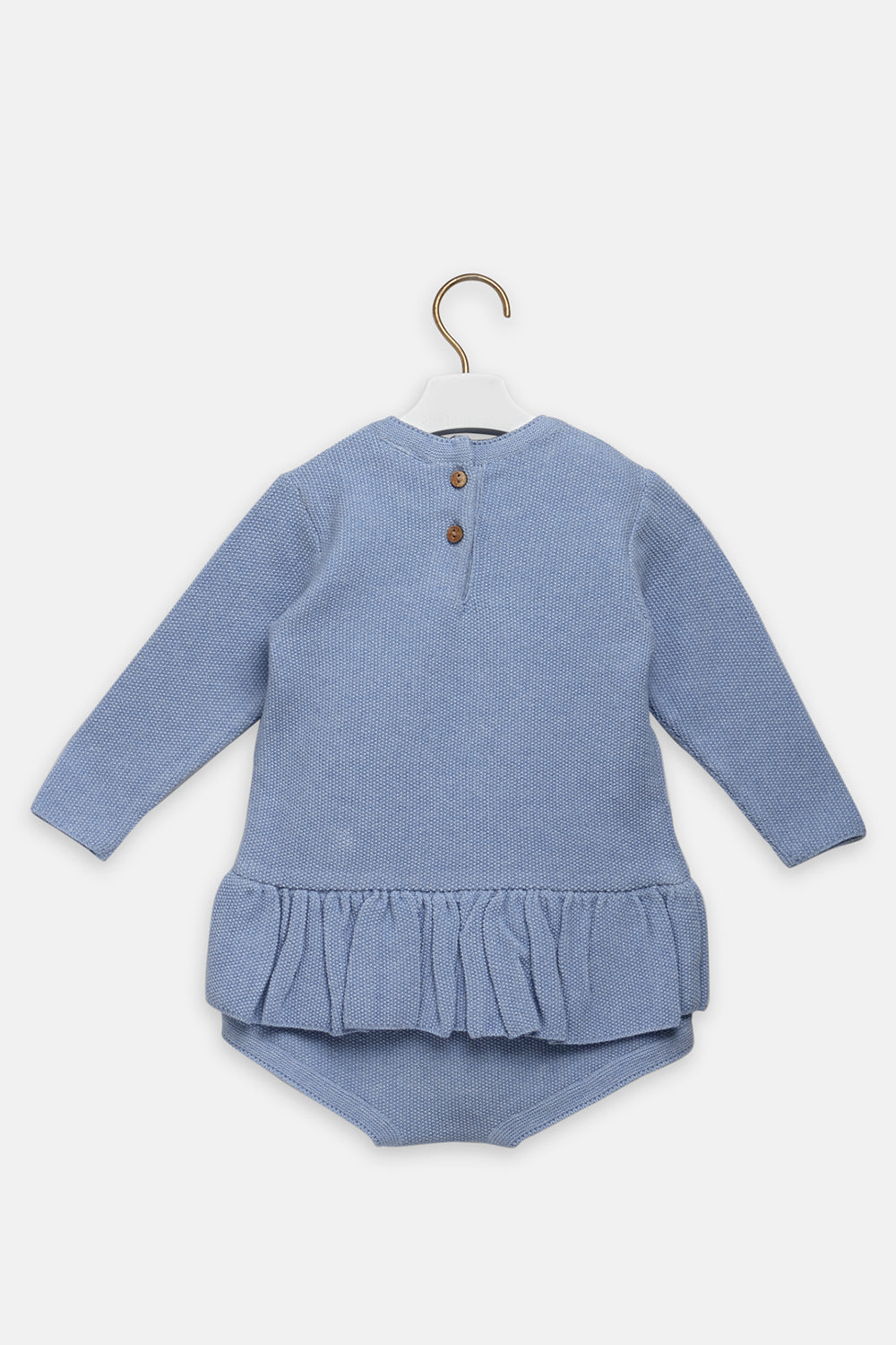 Little Bow Romper- Blue