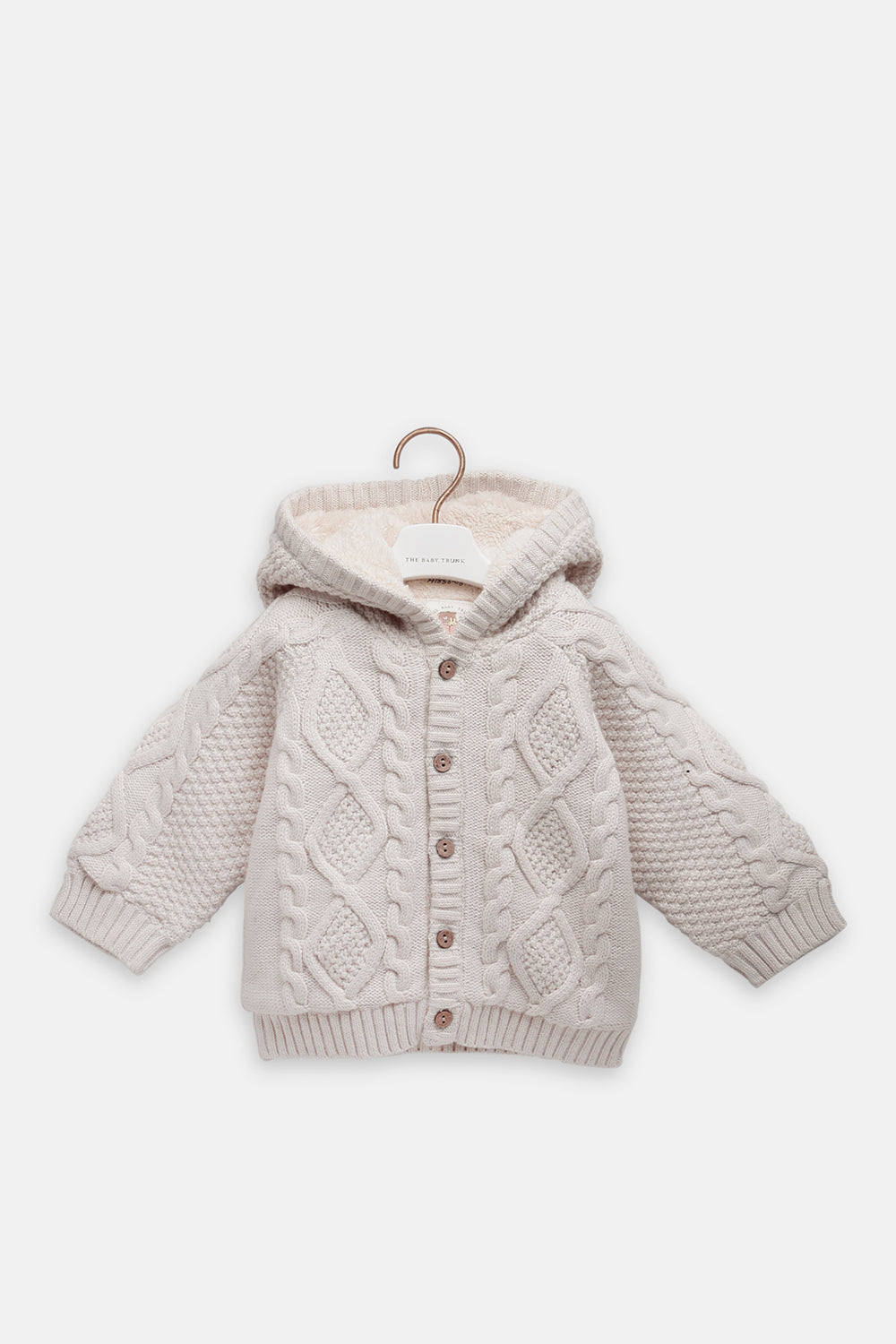 Baby Unisex Winter Cable Knit Cardigan