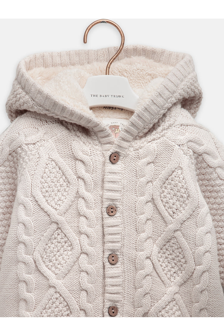 Baby Unisex Winter Cable Knit Cardigan