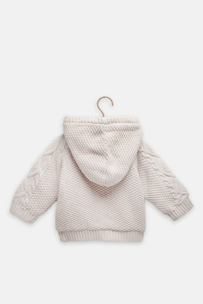 Baby Unisex Winter Cable Knit Cardigan